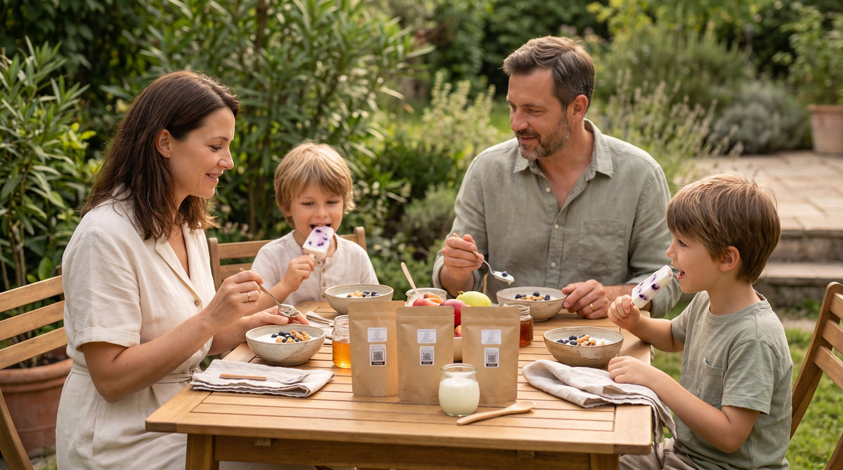 L. reuteri + 6 andere stammen (7 in totaal) | Bevat alle verdwenen soorten | 3 yoghurtstartersets | Starterpakket | Starterculturen | 9 yoghurtstarters