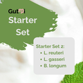 L. reuteri + L. gasseri + B. longum | Yoghurt Starter Set | Licht Darm | Starterculturen | Verpakking van 3